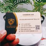 GOLD FOIL VELVET BUSINESS CARD 760GSM PRINTING UAE - Image 2