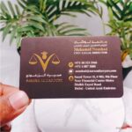 GOLD FOIL VELVET BUSINESS CARD 760GSM PRINTING UAE