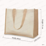 JB11 - JUTE & COTTON BAG PRINTING UAE 35 X 15 X 40CM - Image 3