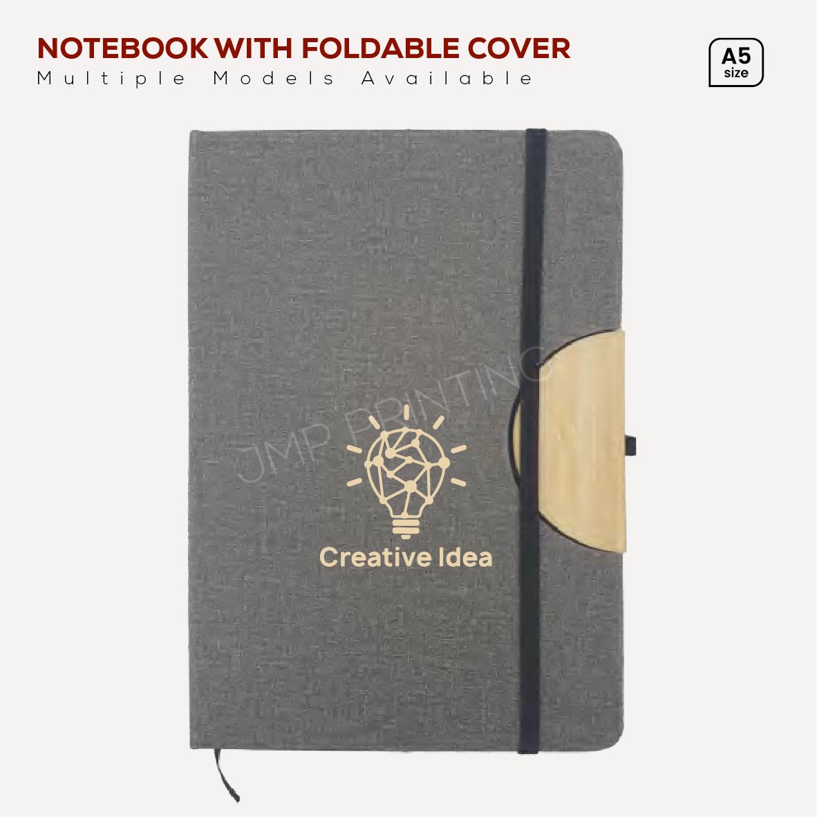 MBDBM-01 NOTEBOOK WITH FOLDABLE COVER PRINTING - Image 1
