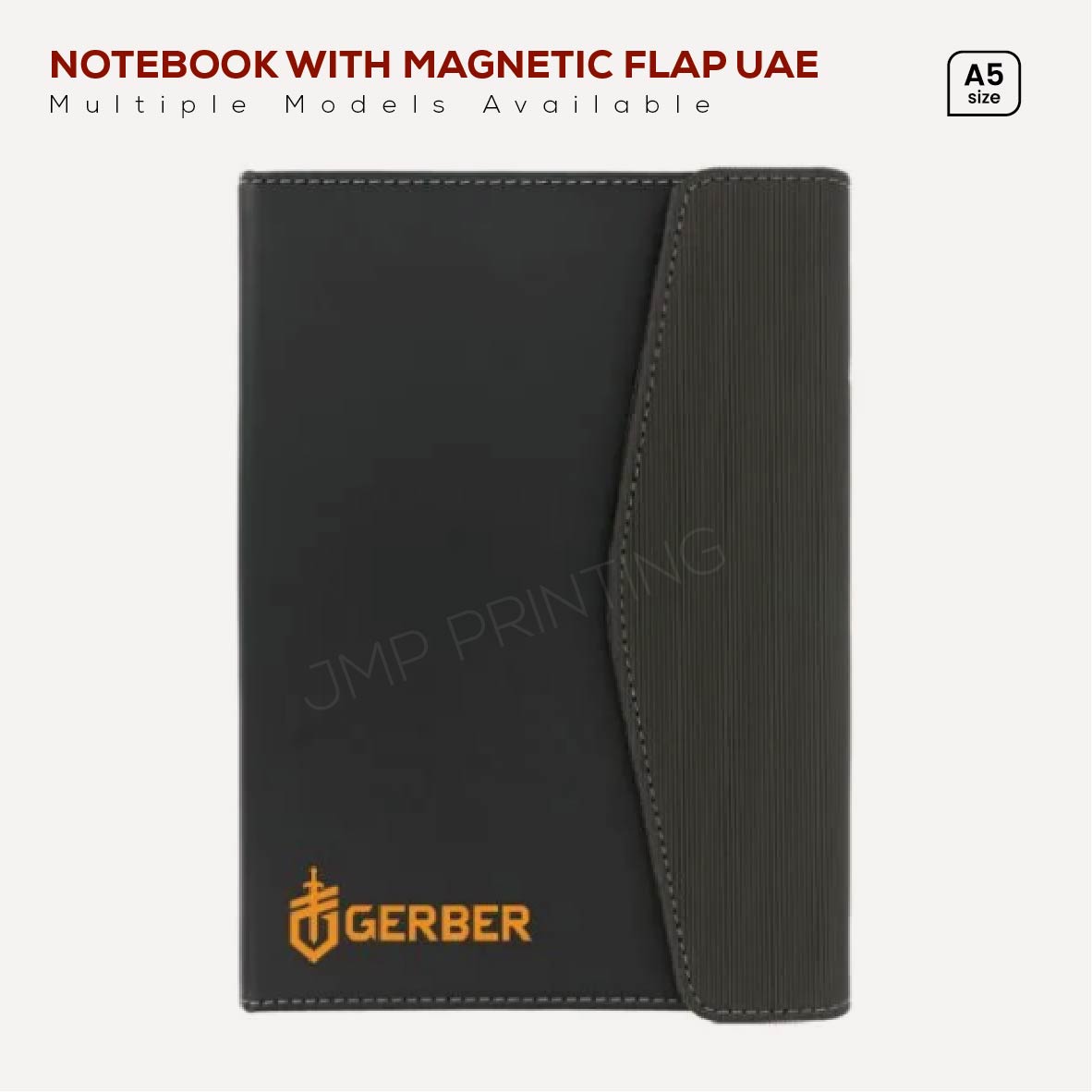 MBDBM1-01 NOTEBOOK WITH MAGNETIC FLAP PRINTING - Image 1