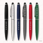 Stylus Metal Pens Rubberized PRINTING UAE