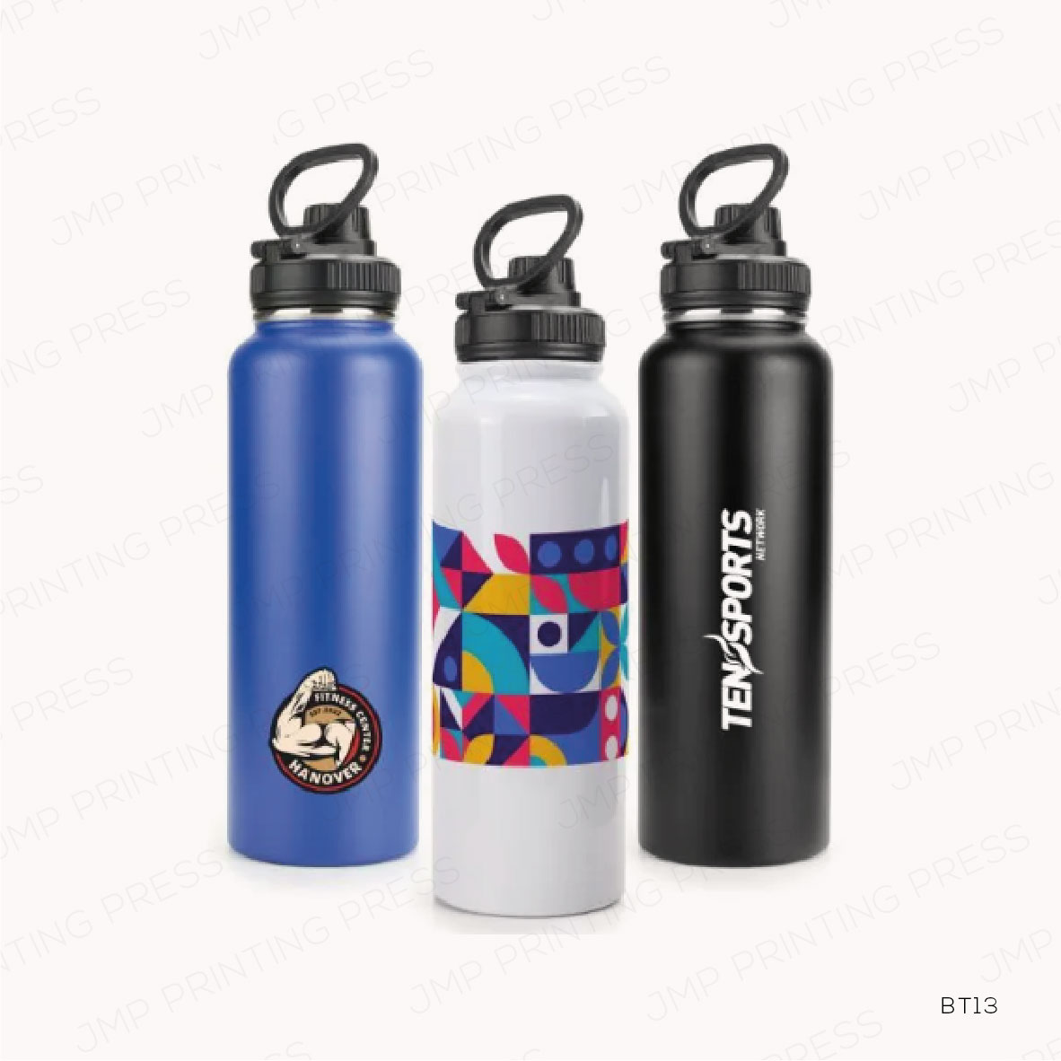 BT11-20-03 DOUBLE WALL STAINLESS STEEL BOTTLES WITH CARRY HANDLE PRINTING UAE - Image 1