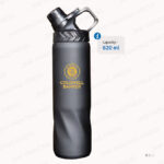 STAINLESS STEEL WATER BOTTLE – BLACK MATTE 620ML