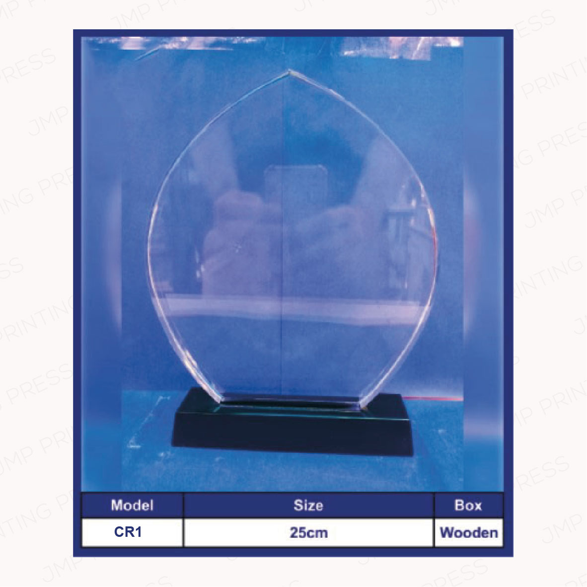 CRYSTAL CREST-01 CR1 Crystal Shield Crest Printing UAE - Image 1