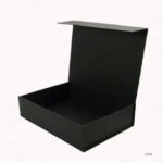 BLACK PLAIN GIFT BOX A3 SIZE WITH MAGNETIC CLOSURE PRINTING UAE