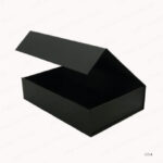BLACK PLAIN GIFT BOX A3 SIZE WITH MAGNETIC CLOSURE PRINTING UAE - Image 2