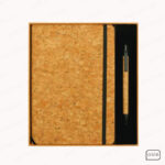 CORK NOTEBOOK AND BALL PEN GIFT SET PRINTING UAE - Image 2