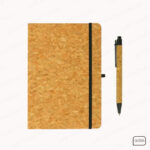 CORK NOTEBOOK AND BALL PEN GIFT SET PRINTING UAE - Image 3