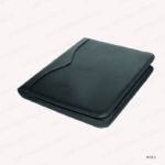 LEATHER PORTFOLIO WITH ZIPPER & CALCULATOR PRINTING UAE