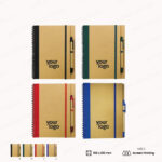 RECYCLED NOTEBOOK WITH PEN PRINTING UAE