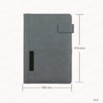 NOTEBOOK WITH POCKET & MAGNETIC PRINTING UAE - Image 3