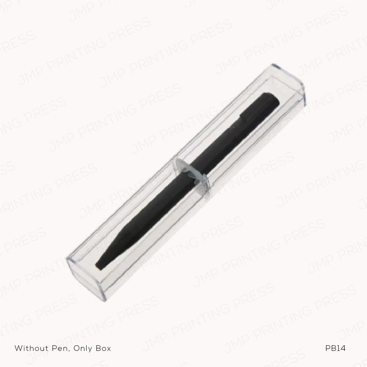 PB-14 CLEAR PLASTIC PEN BOX PRINTING UAE - Image 1