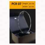 (PCR-07 to PCR-12) CRYSTAL SHIELD AWARD PRINTING UAE