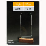 (PCR-66 to PCR-71) CRYSTAL SHIELD AWARD PRINTING UAE