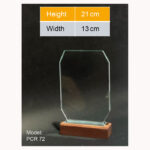 (PCR-72 to PCR-77) CRYSTAL SHIELD AWARD PRINTING UAE