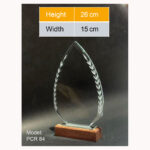(PCR-84 to PCR-89) CRYSTAL SHIELD AWARD PRINTING UAE