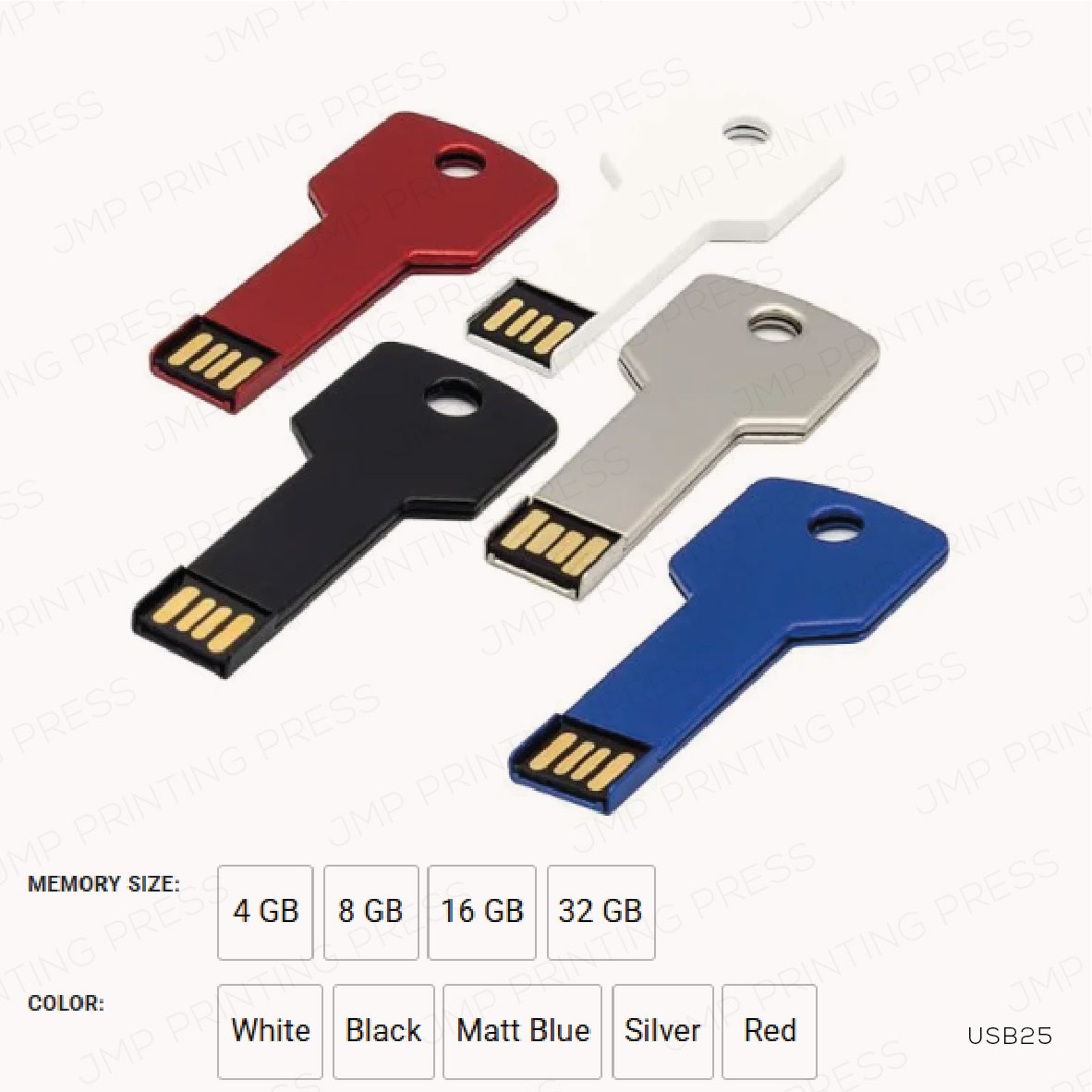 USB2130-05 KEY SHAPED USB FLASH DRIVES PRINTING UAE - Image 1