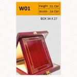  (W01 to W06) WOODEN PLAQUE AWARD PRINTING UAE