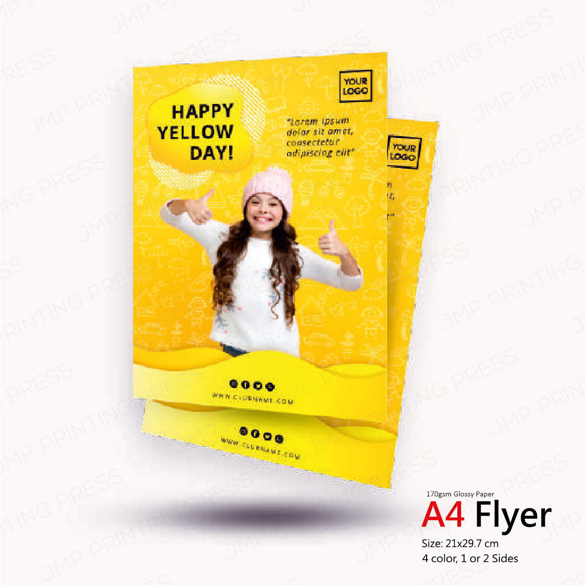 A4 FLYERS-01 A4 FLYER PRINTING UAE – 170GSM - Image 1
