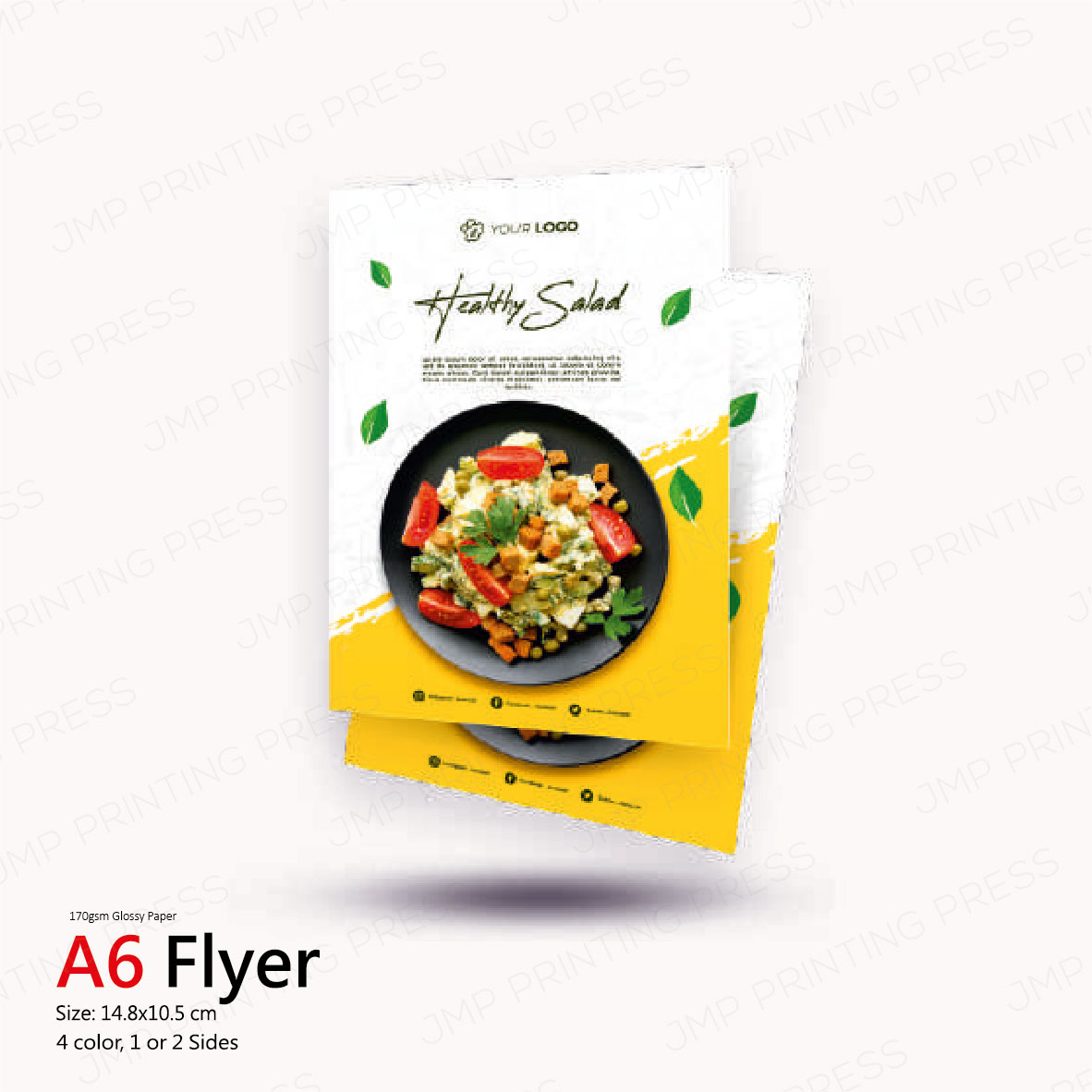 A6 FLYER-01 A6 FLYER PRINTING UAE – 170GSM - Image 1