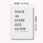 A6 FLYER PRINTING UAE – 170GSM - Image 2