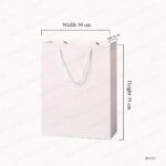 A3 READYMADE PAPER BAG – VERTICAL 30 × 39 × 10 CM PRINTING UAE - Image 2