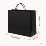 A4 READYMADE PAPER BAG – LANDSCAPE 32 × 25 × 10 CM PRINTING UAE - Image 2