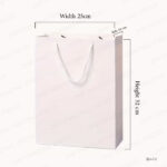 A4 READYMADE PAPER BAG – VERTICAL 25 × 32 × 10 CM PRINTING UAE - Image 2