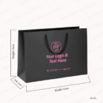A6 READYMADE PAPER BAG – LANDSCAPE 12 × 16 × 7 CM PRINTING UAE - Image 2