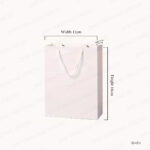 A6 READYMADE PAPER BAG – VERTICAL 12 × 16 × 7 CM PRINTING UAE - Image 2