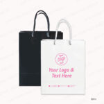 M READYMADE PAPER BAG – VERTICAL 15 × 20 × 8 CM PRINTING UAE