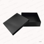 GB16 - BLACK PLAIN GIFT BOX SIZE XXL CARDBOARD PRINTING UAE - Image 2