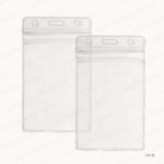 IDH11 - VERTICAL CLEAR ID CARD HOLDER WITH ZIP UAE