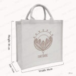 JB14 - Juco Shopping Bags Printing UAE 30 X 15 X 30CM - Image 3