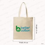 JB16 - COTTON SHOPPING BAG PRINTING UAE 42 X 28CM - Image 3