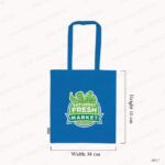 JB17 - RECYCLED COTTON BAGS WITH LONG STRAP PRINTING UAE 41 X 38CM - Image 2