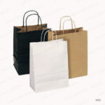 KB11 - A6 KRAFT PAPER BAG – VERTICAL 21 × 8 × 16 CM PRINTING UAE