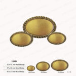 N11B - BRONZE OVAL ROPE DESIGN METAL BADGES PRINTING UAE