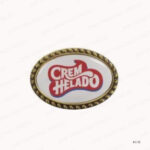 N11B - BRONZE OVAL ROPE DESIGN METAL BADGES PRINTING UAE - Image 3