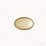 N11G - GOLD OVAL ROPE DESIGN METAL BADGES PRINTING UAE - Image 4