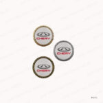 N12G - GOLD ROUND ROPE DESIGN METAL BADGES PRINTING UAE - Image 3