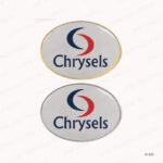 N16B - OVAL FLAT METAL BADGES PRINTING UAE - Image 2