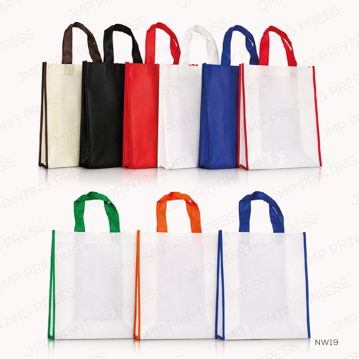 NW19-01 NW19 - A4 NON-WOVEN BAGS 35×12×26 CM PRINTING UAE - Image 1