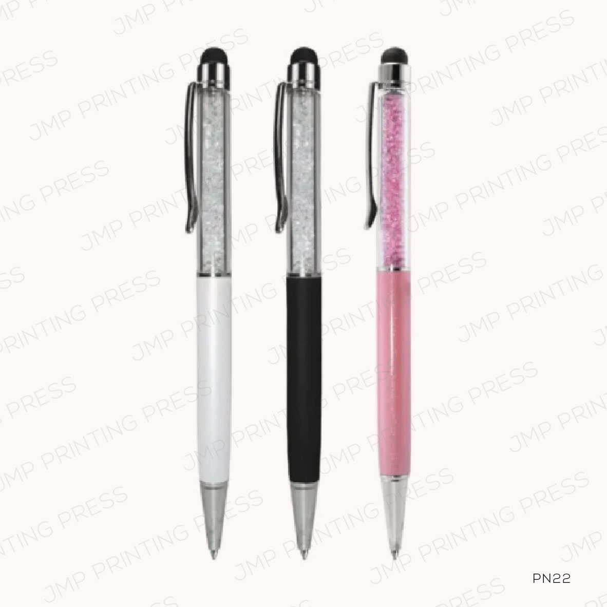 PN22-01 PN22 - CRYSTAL PENS WITH STYLUS PRINTING UAE - Image 1