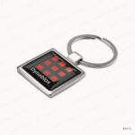KH25 - SQUARE METAL KEYCHAINS PRINTING UAE - Image 2