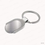 KH28 - CHROME OVAL KEY CHAINS | PRINTING UAE