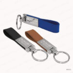 KH33 - METAL KEY CHAINS WITH LEATHER STRAP | PRINTING UAE - Image 2