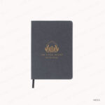 NB33 - DORNIEL A5 NOTEBOOKS WITH RECYCLED LEATHER COVER PRINTING UAE