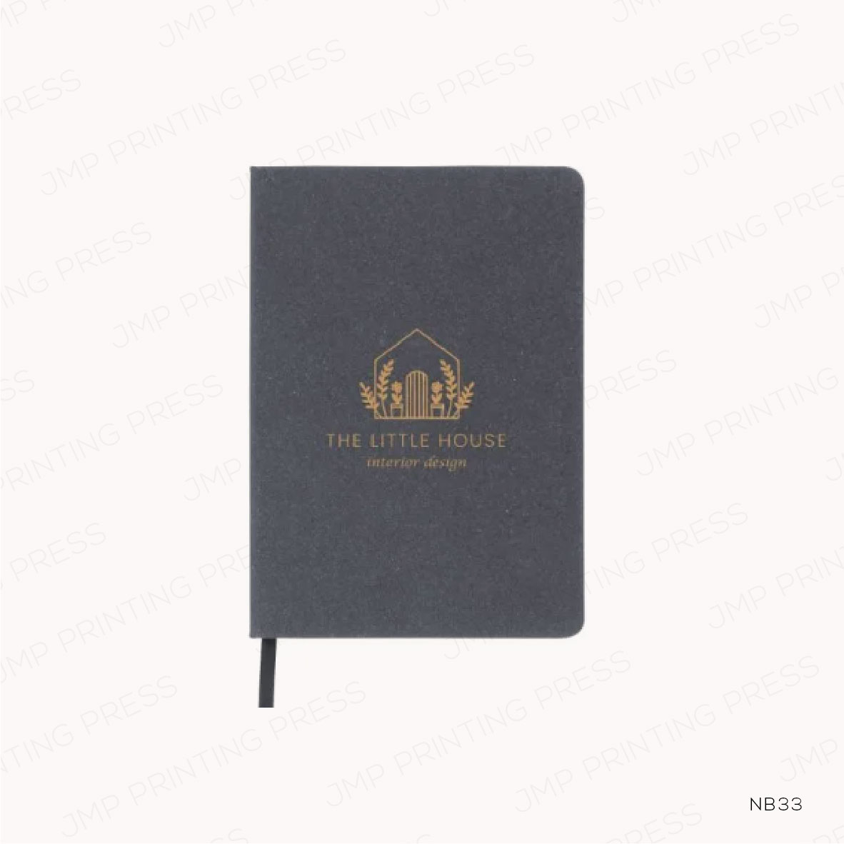 NB33-02 NB33 - DORNIEL A5 NOTEBOOKS WITH RECYCLED LEATHER COVER PRINTING UAE - Image 1